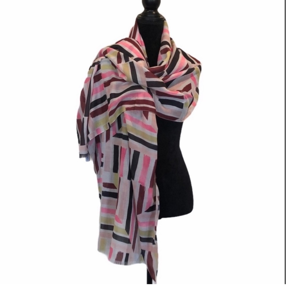 Love & Lore NWT water color abstract print blanket wrap scarf headscarf cover up